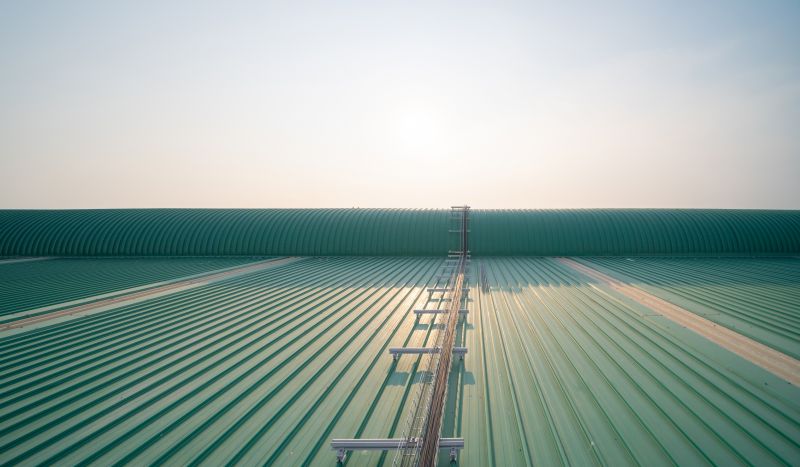 Metal Roof Installation in Progress